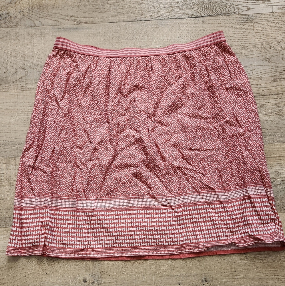 Old Navy Pink A-Line Midi Skirt